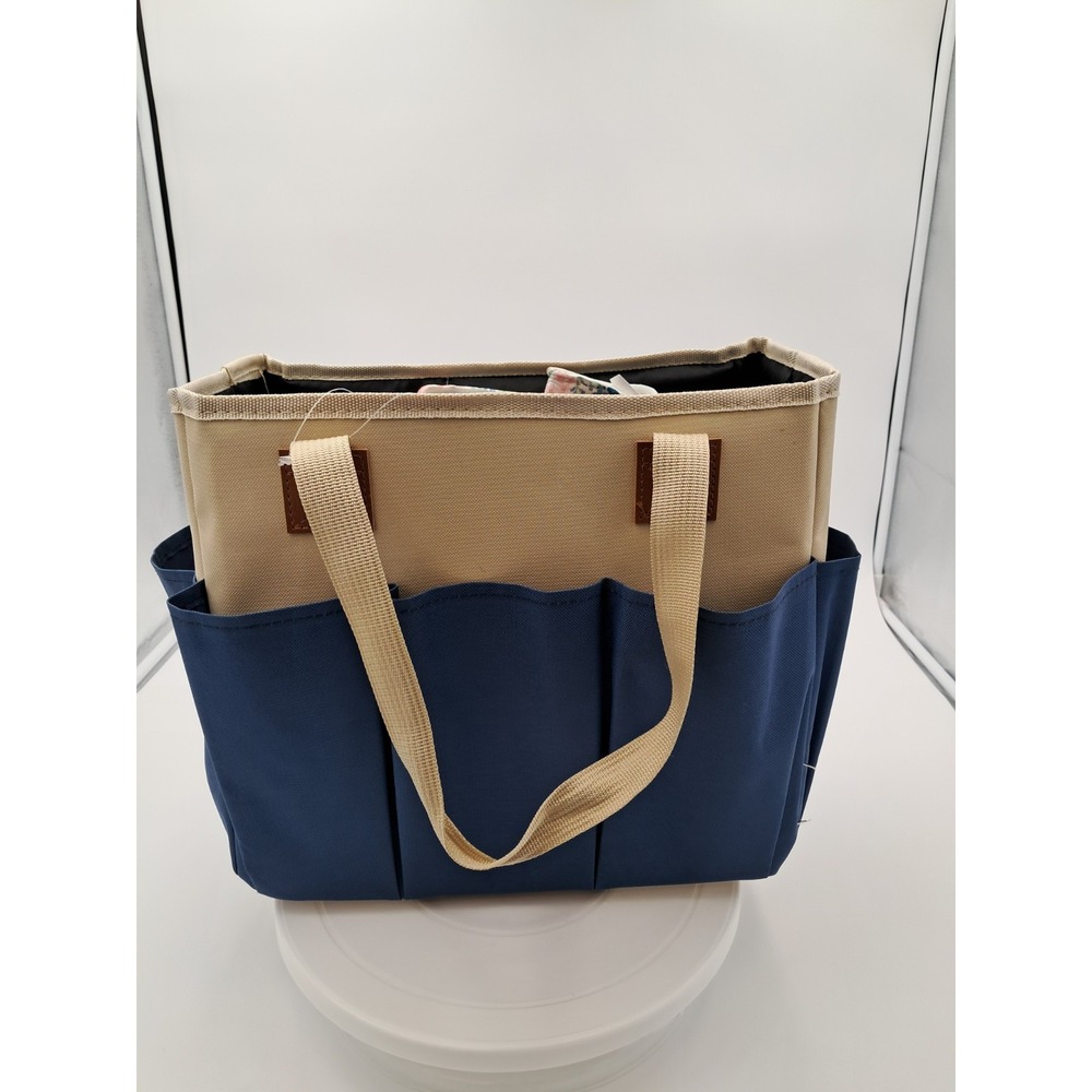 Martha Stewart Garden Tote With 2 Pairs Of Polyester Gloves-NWT - Picture 4 of 12